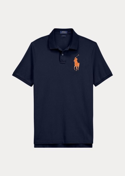 Polo Ralph Lauren Slim Fit Mesh Polo Shirt Herre Danmark (XLNVI5140)